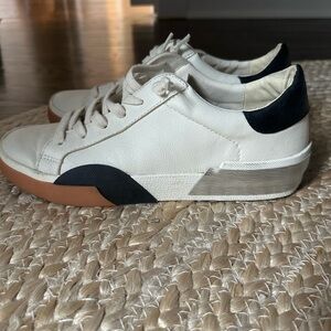 Dolce Vita White and Black Sneakers